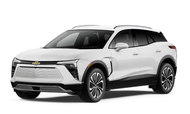 Front Three-Quarters View of the 2025 Chevrolet Blazer EV