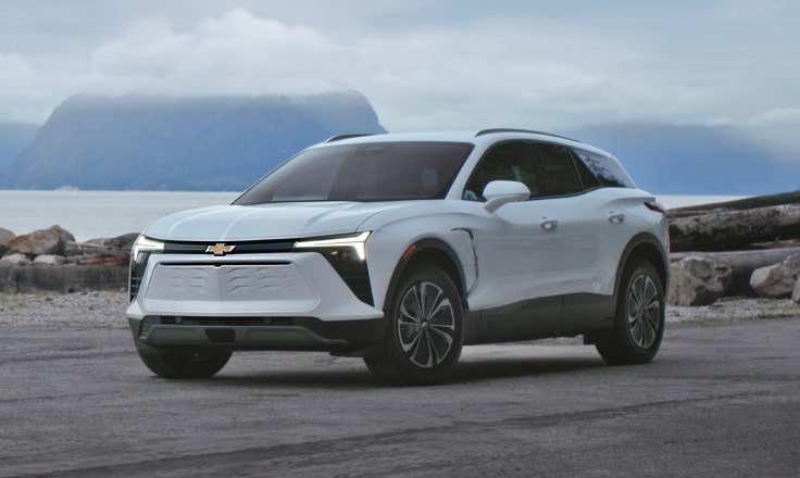 Left-facing view of the 2024 Chevrolet Blazer EV