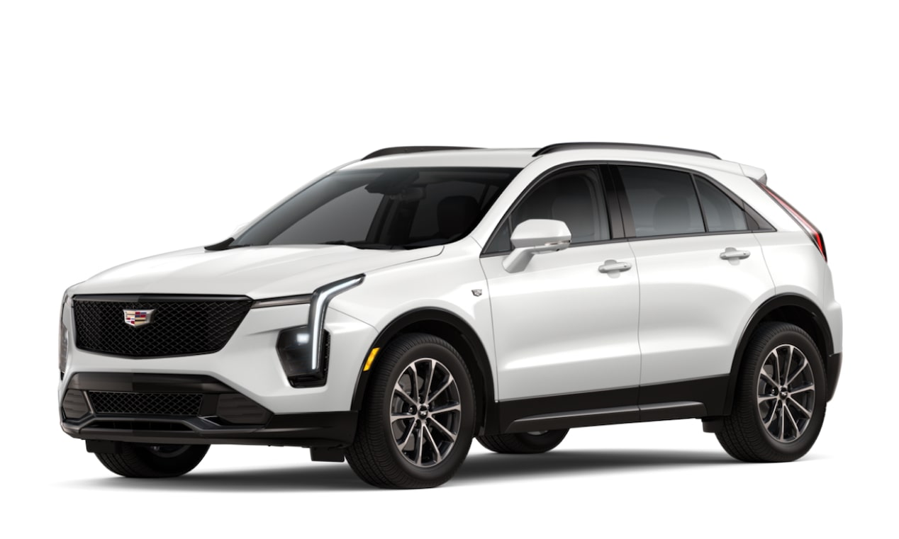  Front Three-Quarters View of the 2025 Cadillac XT4