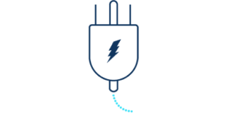 a power plug icon