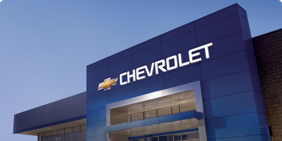 Chevrolet Dealership Sign